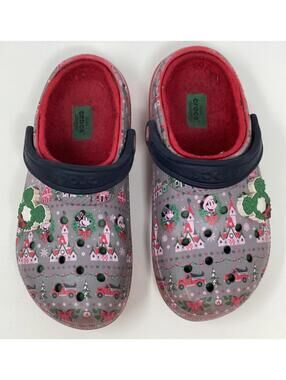 AUTHENTIC Disney Christmas Holiday 2019 Mickey Dual Comfort Crocs M6/W8